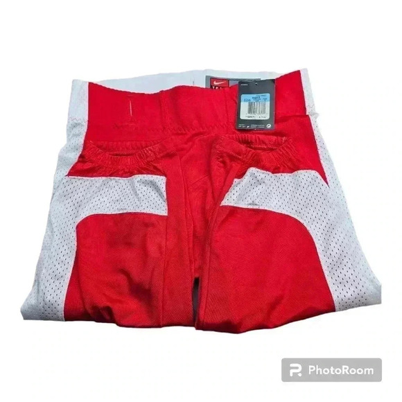Nike Men's Open Field Football Pants Scarlet Red/ White #615745/658 NWT M or L - Picture 7 of 10
